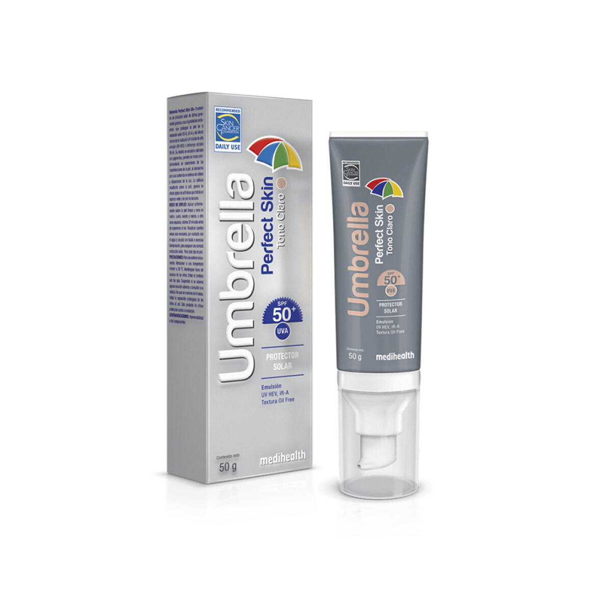 Protector Solar Umbrella Perfect Skin Claro FPS50+ 50g 