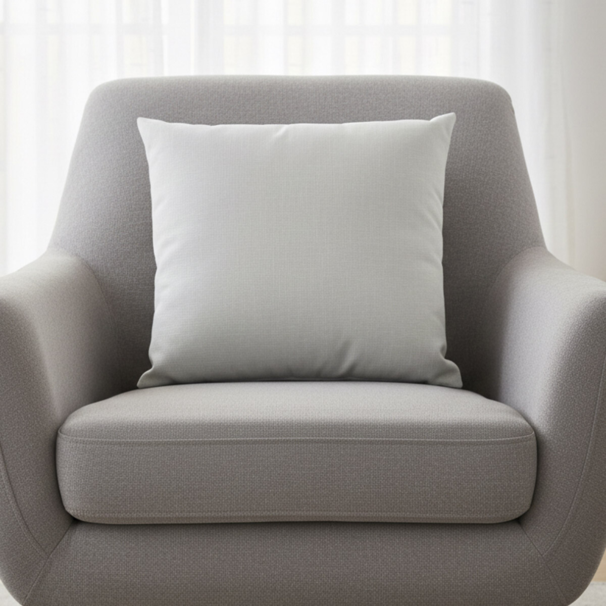 Almohadón Lino con Cierre Home Class 43 x 43 cm - MANTECA 