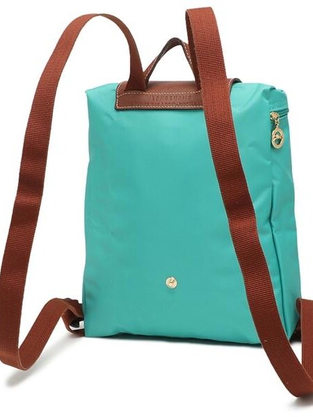 Longchamp -Mochila Longchamp plegable de nylon con cierre, Le pliage M 0