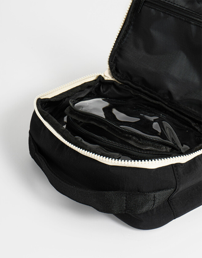 Porta Cosméticos Estampados Portacosméticos Con Manija - Negro