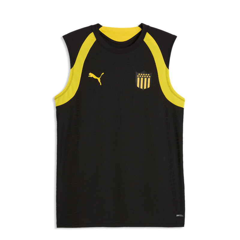 Musculosa de Hombre Puma Cap Sl Tr Jersey Negro - Amarillo