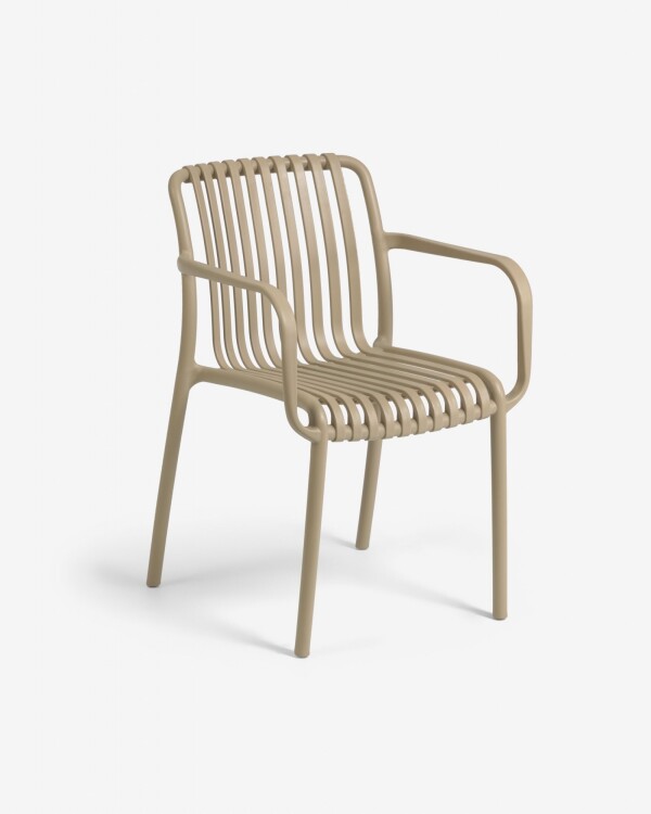 Silla de exterior Isabellini beige