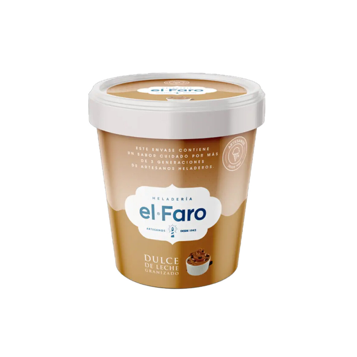 Helado El Faro Dulce De Leche Granizado 1.1l 