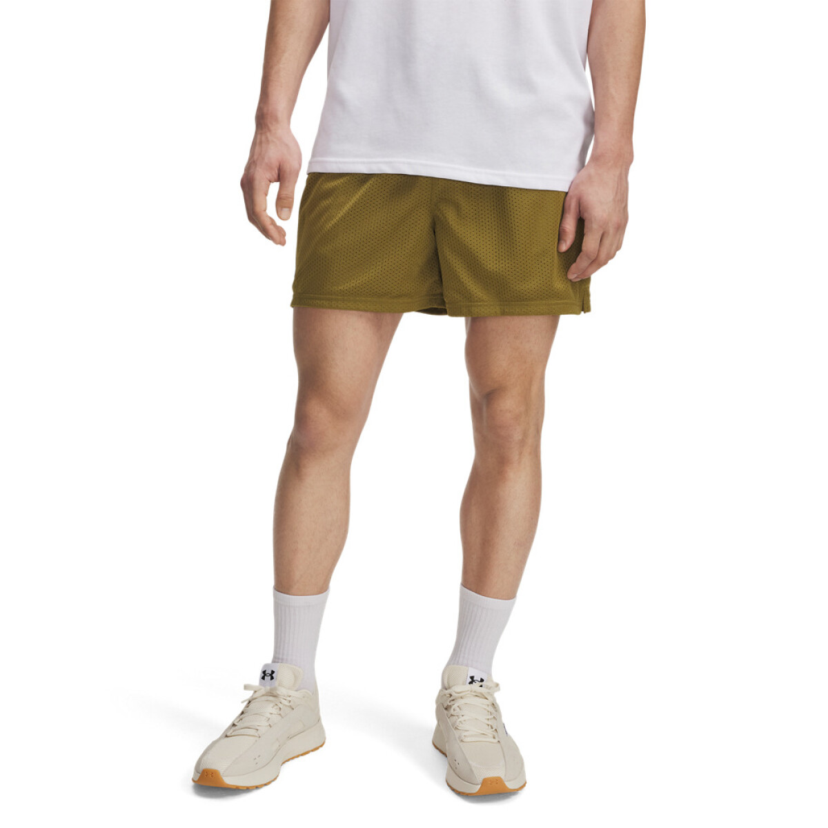 UA Icon Mesh Shorts-GRN - GRN-320 