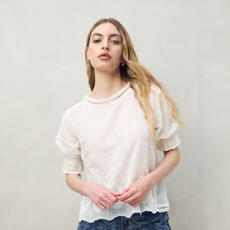 BLUSA MILAN Blanco