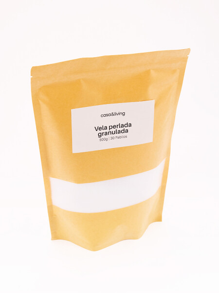 VELA PERLADA GRANULADA BLANCO