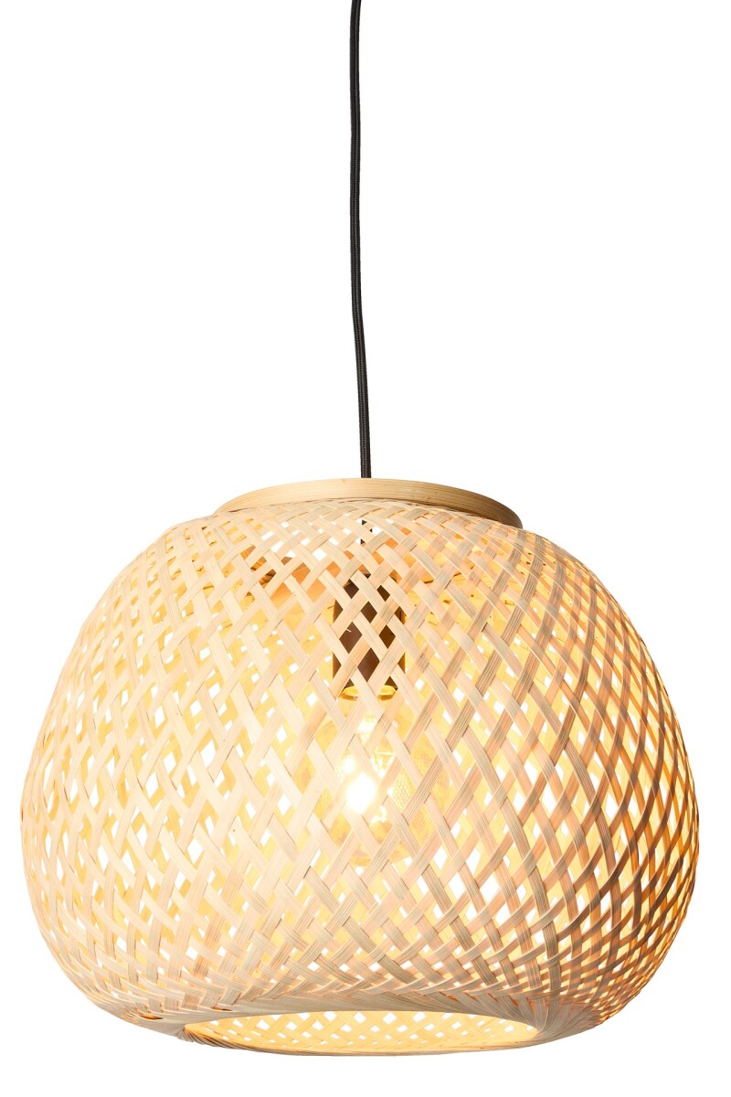 Lámpara techo SIGVARD Ø35xA26cm bambú 