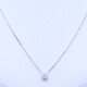 Colgante oro 18k blanco y brillante. Colgante oro 18k blanco y brillante.