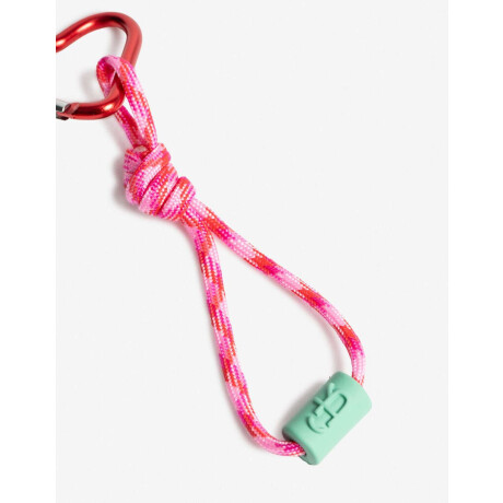 Llavero Y Bag Charm De Cordón Combinacion Bicolor