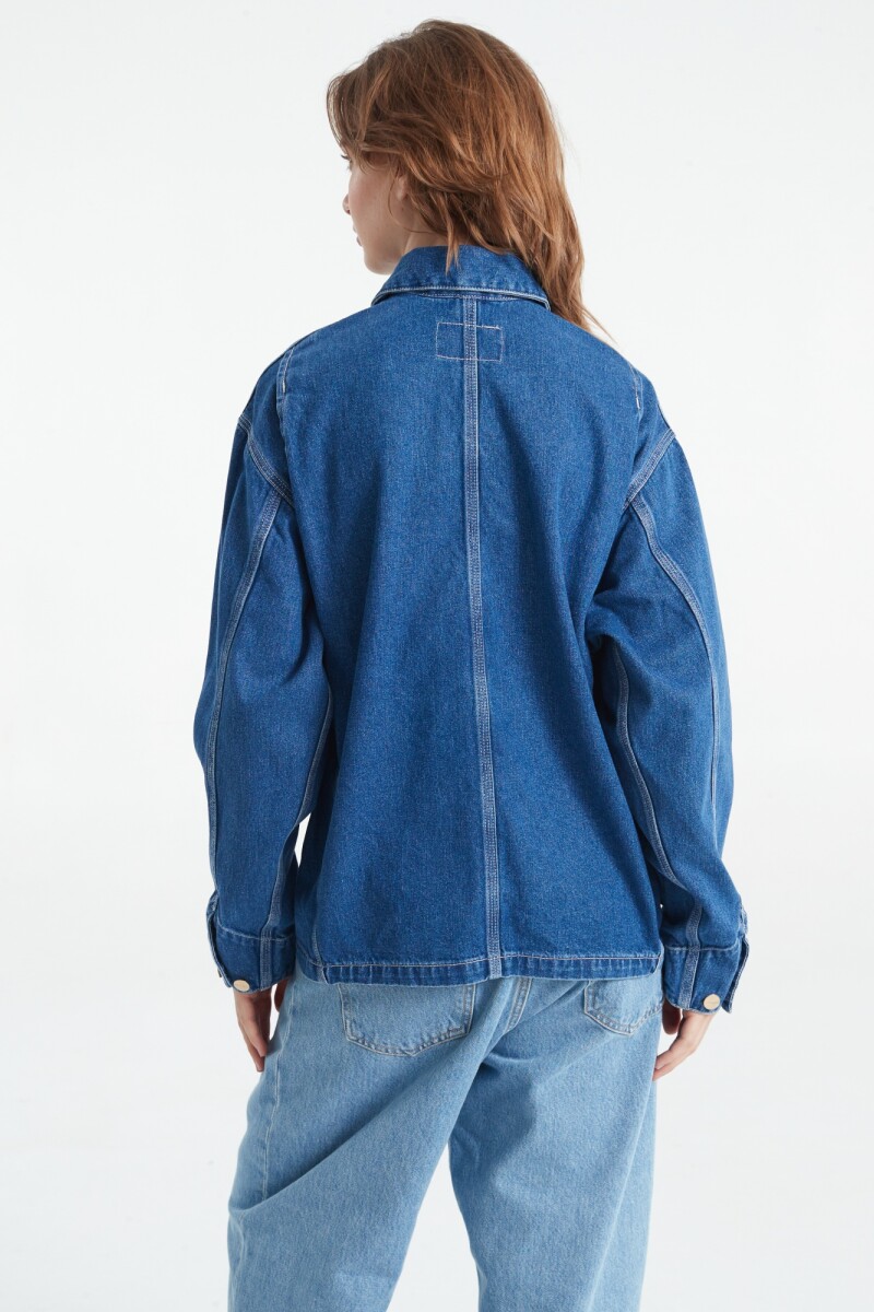 CAMPERA DENIM Azul
