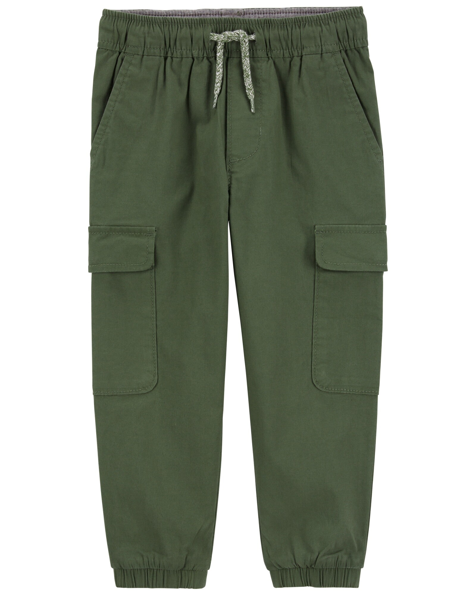 Pantalón cargo de lona Sin color