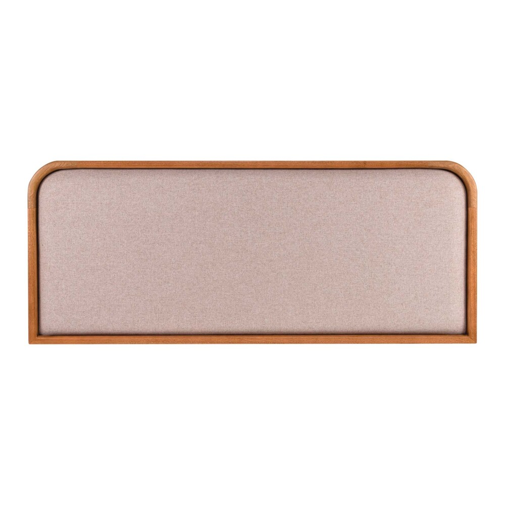 RESPALDO SUPER KING MADERA-Y-TELA MARRON BASILEA