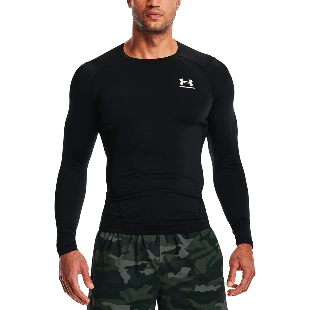 Under Armour Hg Armour Comp Ls - Negro 