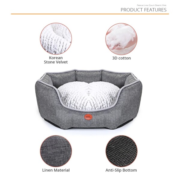 Cama Cucha Cuna Deko Perro Gato Colchon Lavable Mascotas Cama Cucha Cuna Deko Perro Gato Colchon Lavable Mascotas
