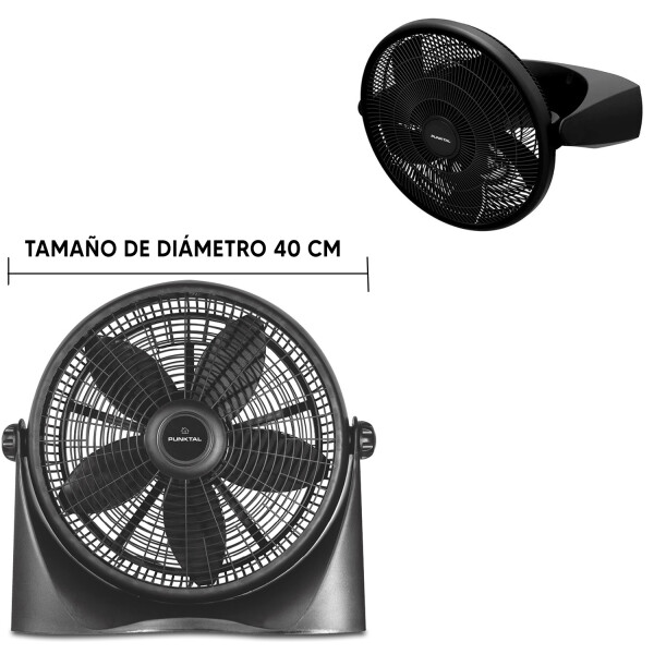 Ventilador Turbo Circulador Punktal Pk-4100 Vt VENTILADOR DE PISO PUNKTAL PK-4100VT