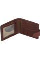 Billetera de cuero chocolate c/Marrón