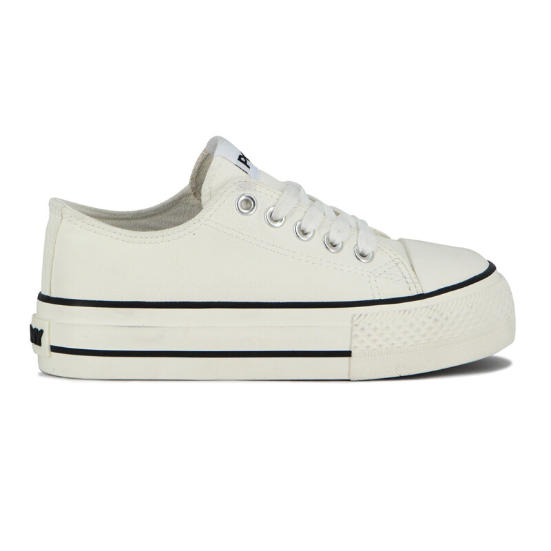 Pony Calzado C/plataforma Fifth Ave Women - White Blanco