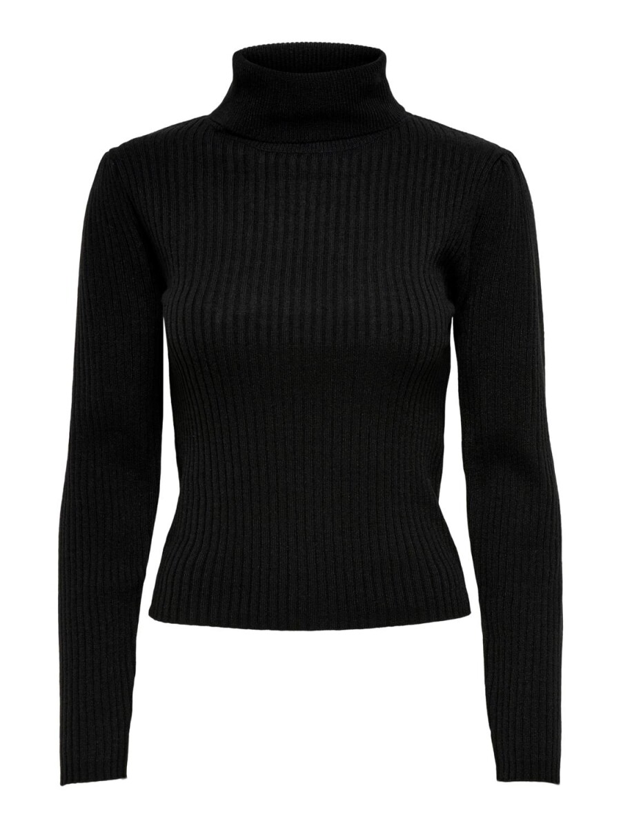 Sweater Lina Cuello Subido - Black 