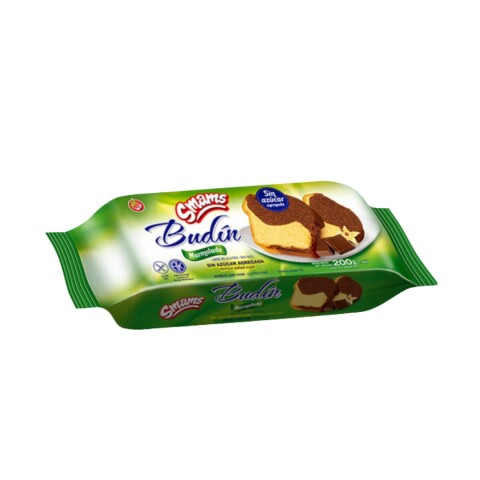 Budín Marmolado Sin Gluten Y Sin Azúcar Smams 200g Budin Marmolado Smams S/a S/g