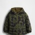 V-DIS FRCH LWT PUFFER ARMY JACKET GREEN