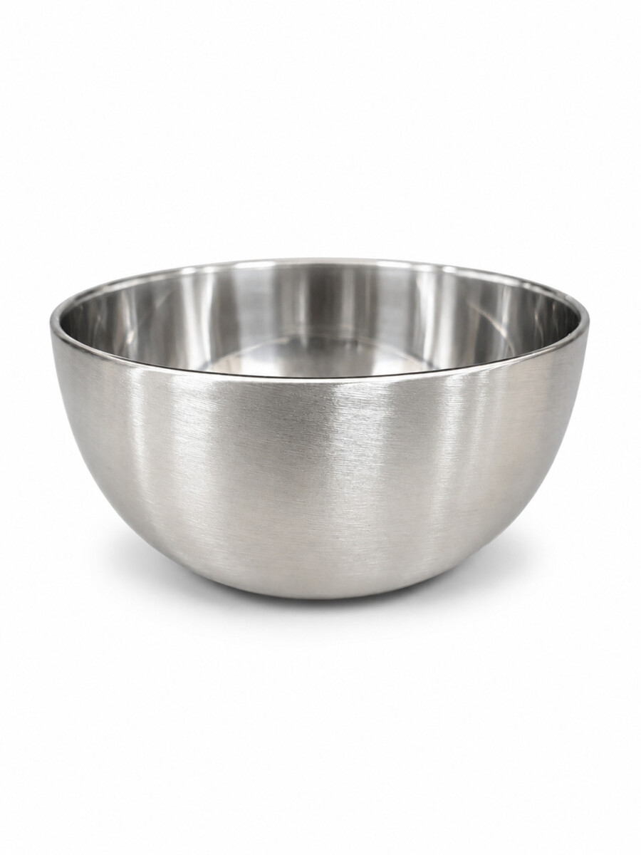 BOWL ACERO INOXIDABLE - PLATEADO 