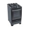 Cocina a Gas -James C 700 V Mesa Vidrio Kirkor Negra