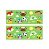 Botella infantil de acero inoxidable con stickers Verde