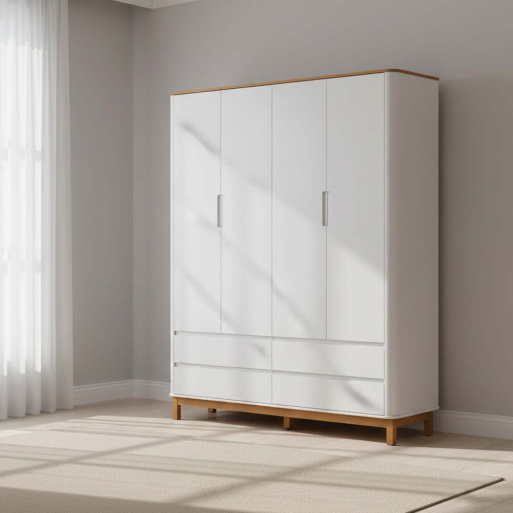 PLACARD 4 PUERTAS MDF BLANCO FLOW KIDS