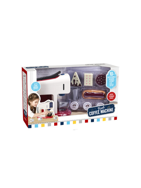 MAQUINA DE CAFÉ CON ACCESORIOS BLANCO