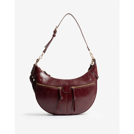 Cartera Hobo Burgundy Rojo Burdeaux