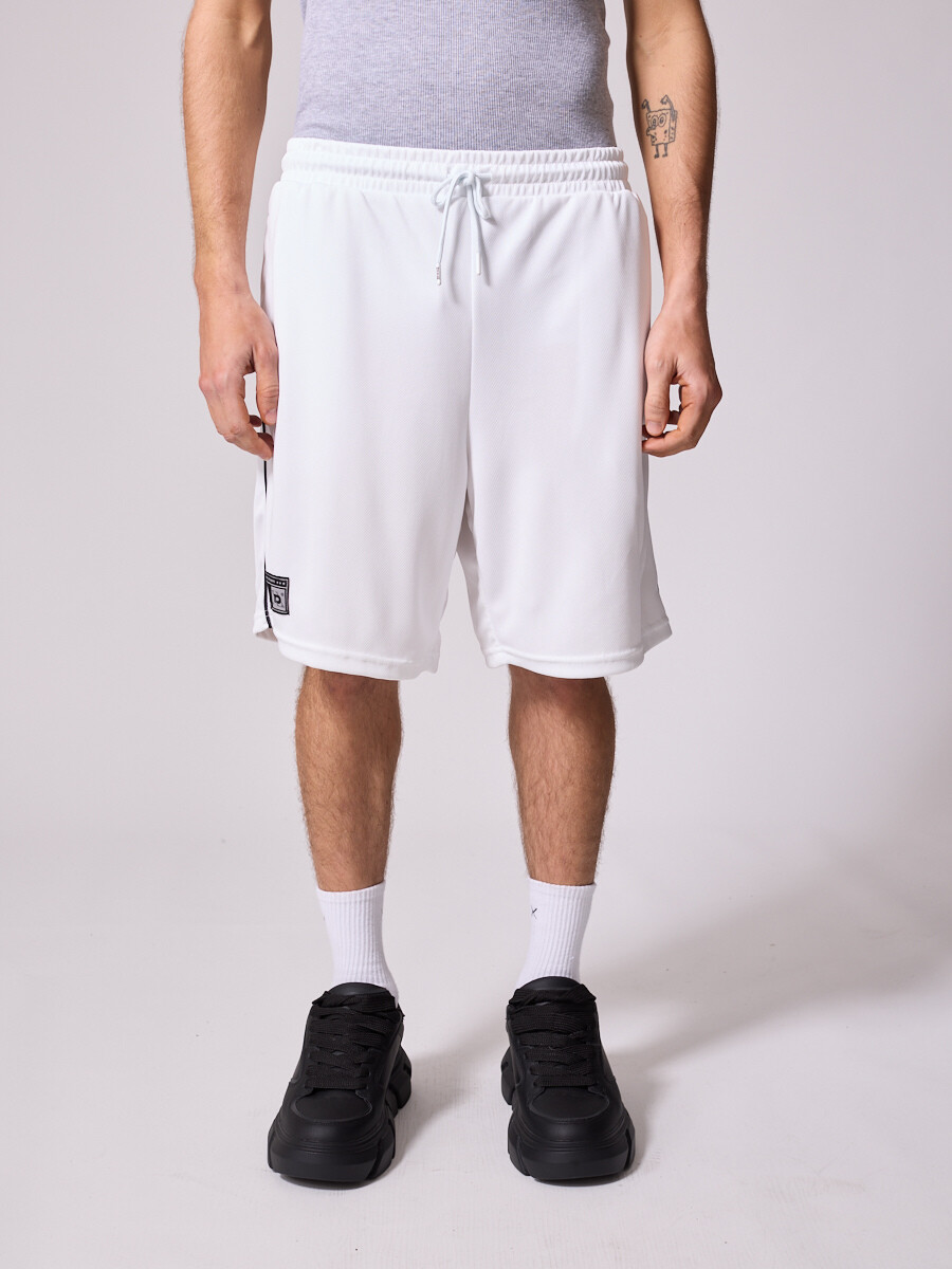 SHORT BASKET VONO DIXIE - Blanco 