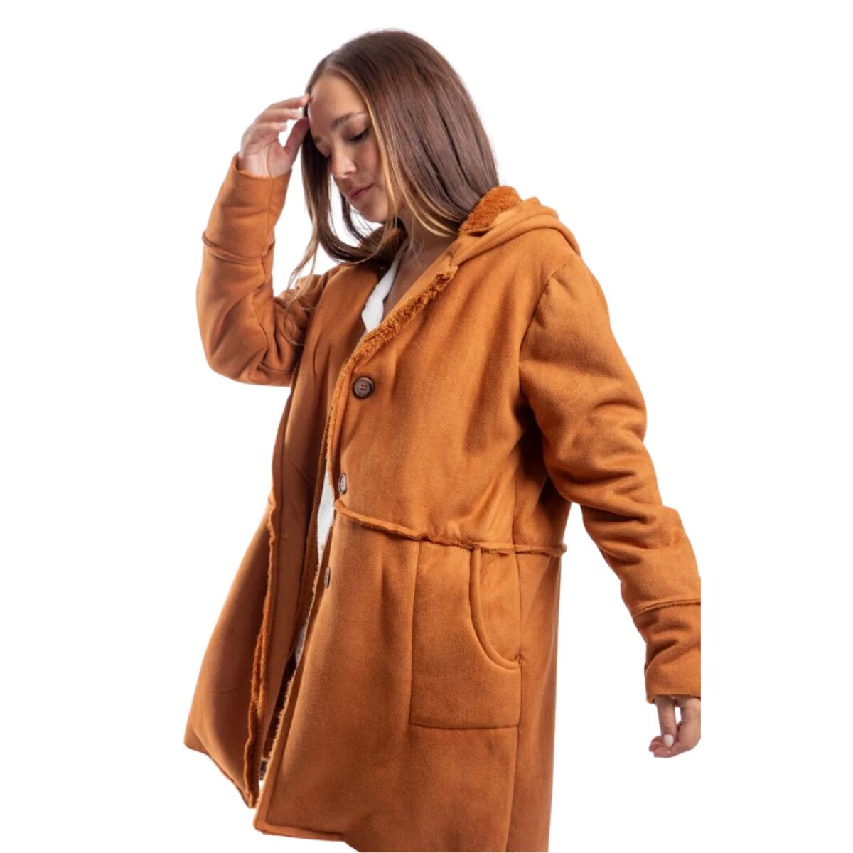 TAPADO GAMUZA S-XXL - TOSTADO 