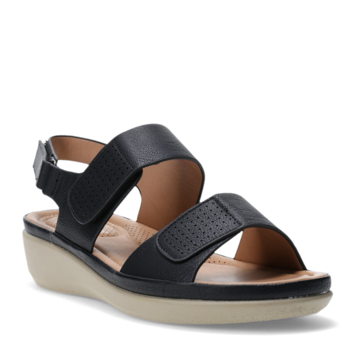 Sandalias de Mujer Lady Confort VENCE con dos tiras - Negro 