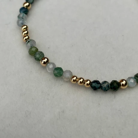 Pulsera FRANCESCA, Goldfilled y piedras naturales Pulsera FRANCESCA, Goldfilled y piedras naturales