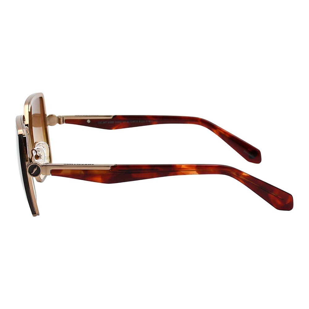 Lentes de sol De Acero Inoxidable Cuadrado Premium Marrón/Marrón