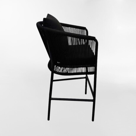 BANQUETA DE EXTERIOR LUKA NEGRO