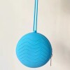Porta chupete pod de Silicona con cierre azul