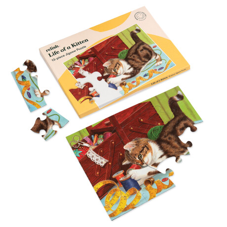 Puzzle Relish 13 Piezas Vida de Gatitos 001