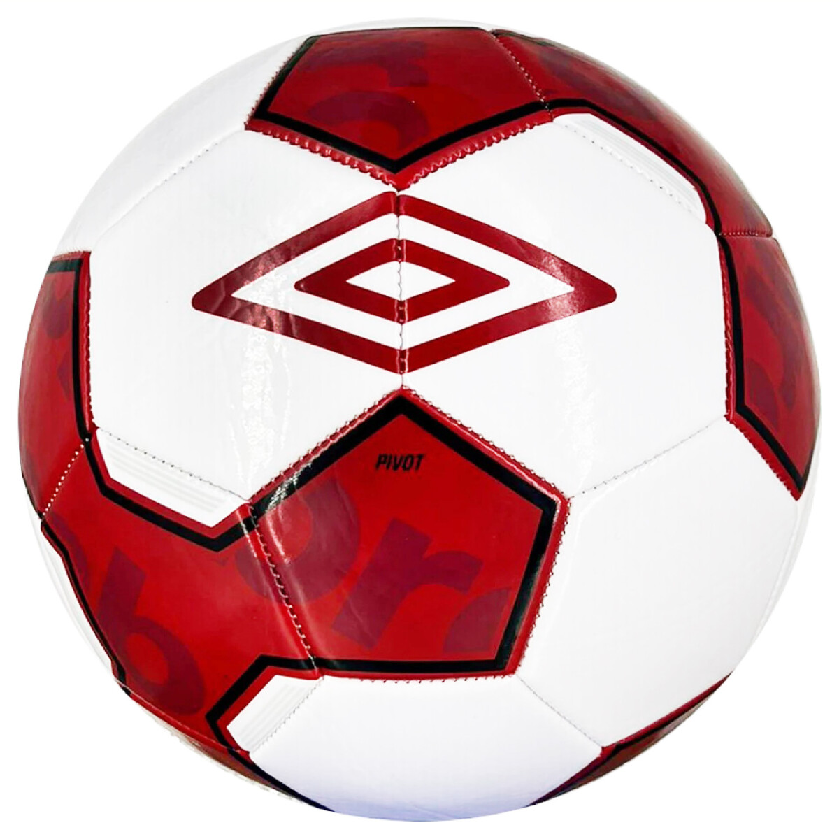 Pelota Umbro Pivot - Blanco - Bordó 