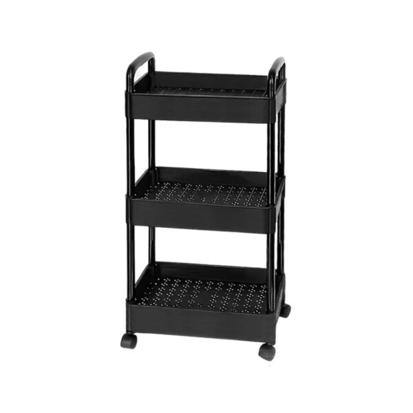 ORGANIZADOR MULTIUSO 3 ESTANTES NEGRO ORGANIZADOR MULTIUSO 3 ESTANTES NEGRO