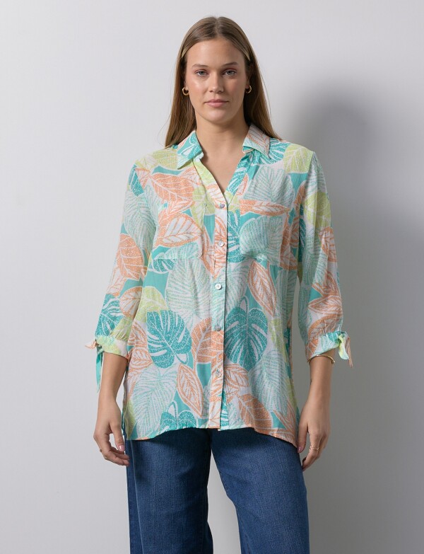 Camisa Print MULTI/VERDE
