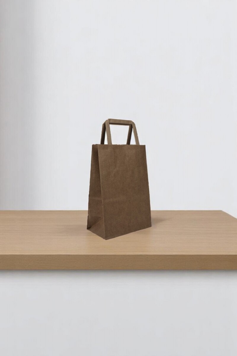 Bolsa lisa acuario 14x08x20 cm - MADERA 