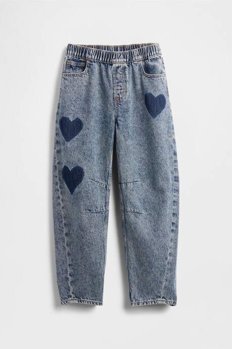 Jean Baggy Niña Medium Wash