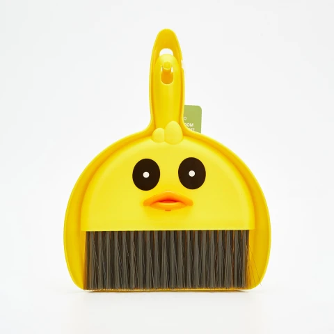JUEGO DE ESCOBA Y RECOGEDOR DE ESCRITORIO (PATO DE DIBUJOS ANIMADOS/AMARILLO) JUEGO DE ESCOBA Y RECOGEDOR DE ESCRITORIO (PATO DE DIBUJOS ANIMADOS/AMARILLO)