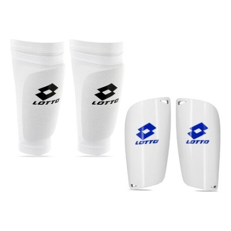 Canilleras con Medias Blancas Lotto Prato II Blanco