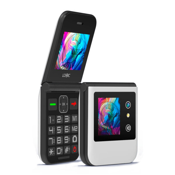 Logic Z8l Flip Lte 4g Micro Sd Radio Dual Sim BLANCO
