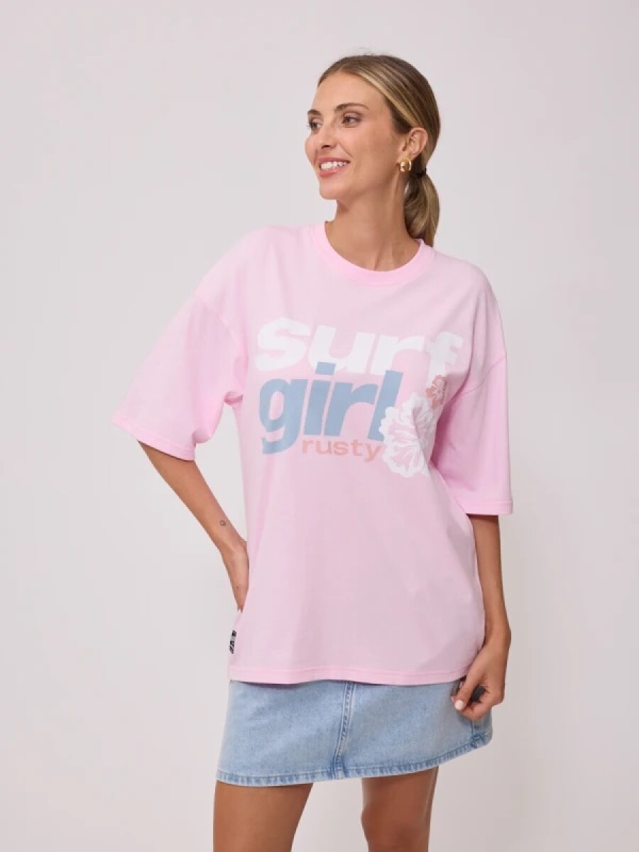 T-SHIRT RUSTY SERIA - ROSADO 