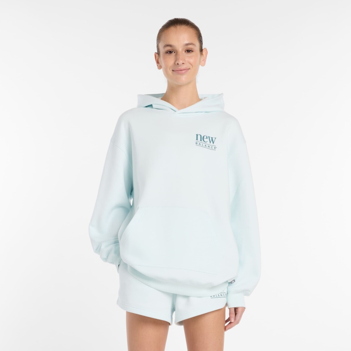 Lifestyle - New Balance - CAMPERA NEW BALANCE REIMAGINED FLEECE de Mujer - WT61X610AAW - Gris Oscuro 