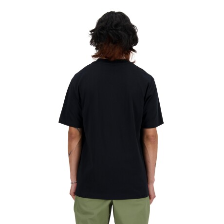 Remera New Balance de Hombre - Athletics Cotton - MT41533BK BLACK