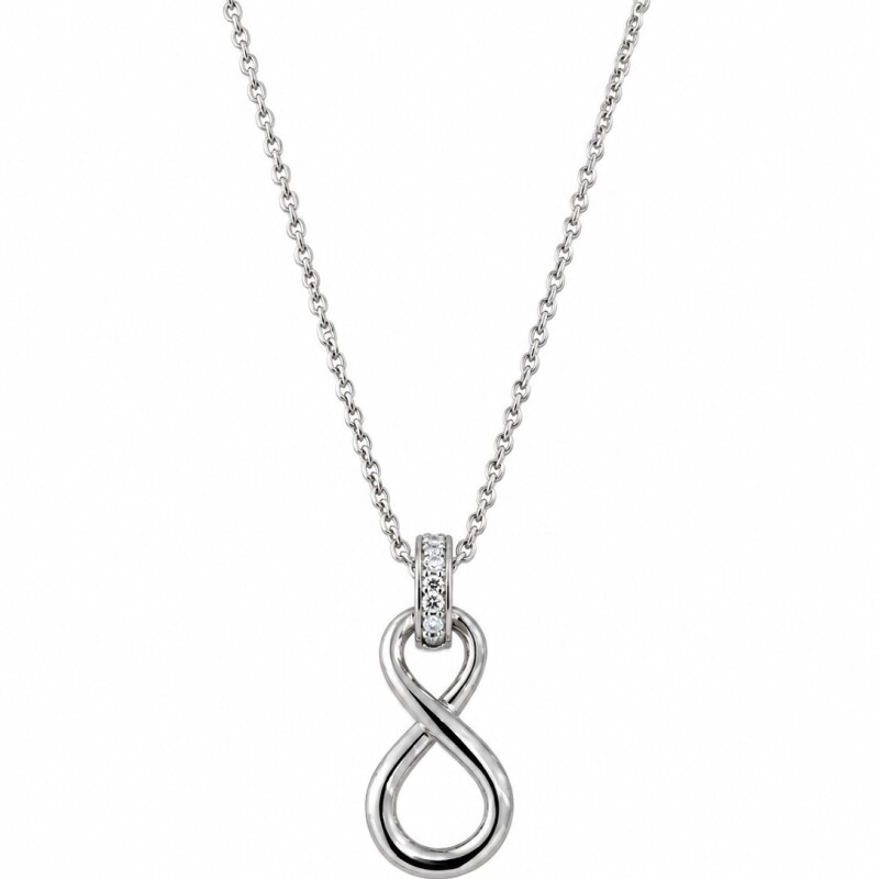 Conjunto cadena forcet fina y colgante Infinito Conjunto cadena forcet fina y colgante Infinito